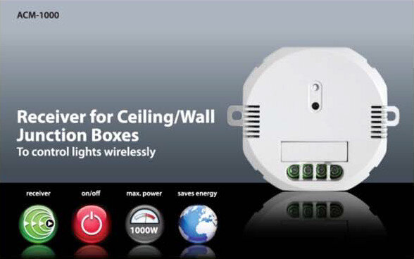 Receiever for Ceiling/Wall Junction Boxes