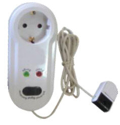 Energy-saving socket with source protection Energy-saving socket with source protection