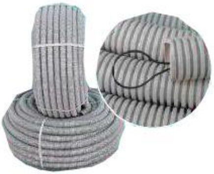 Plastic spiral conduits for cables