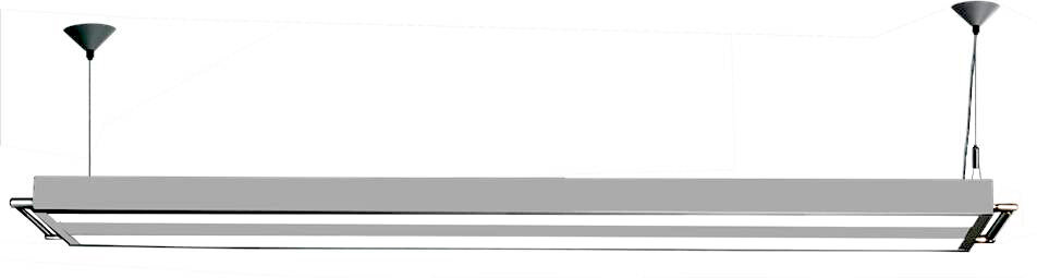 Fluorescent Ceiling Light Fixture