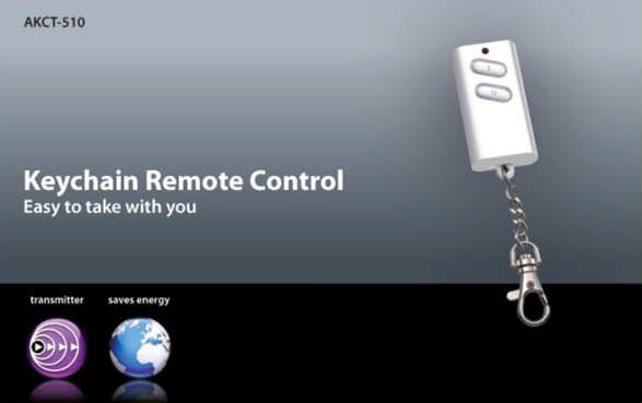 Keychain remote control