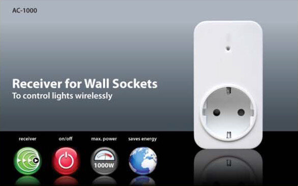 Receiver for Wall Sockets
