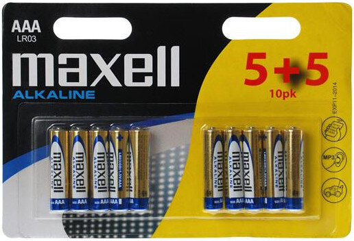 Maxell LR03 5+5 Pack